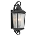 Forestdale Three Light Outdoor Wall Mount in Textured Black