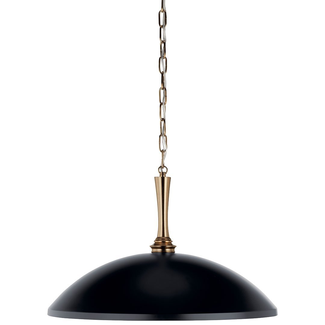 Delarosa One Light Pendant in Black