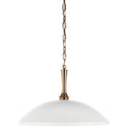 Delarosa One Light Pendant in White