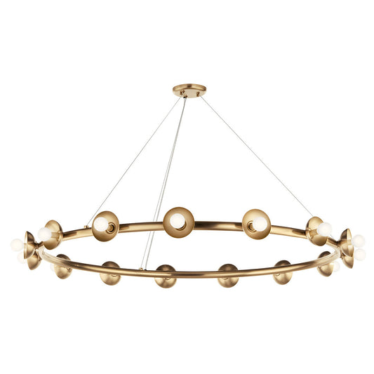 Palta 15 Light Chandelier in Champagne Bronze