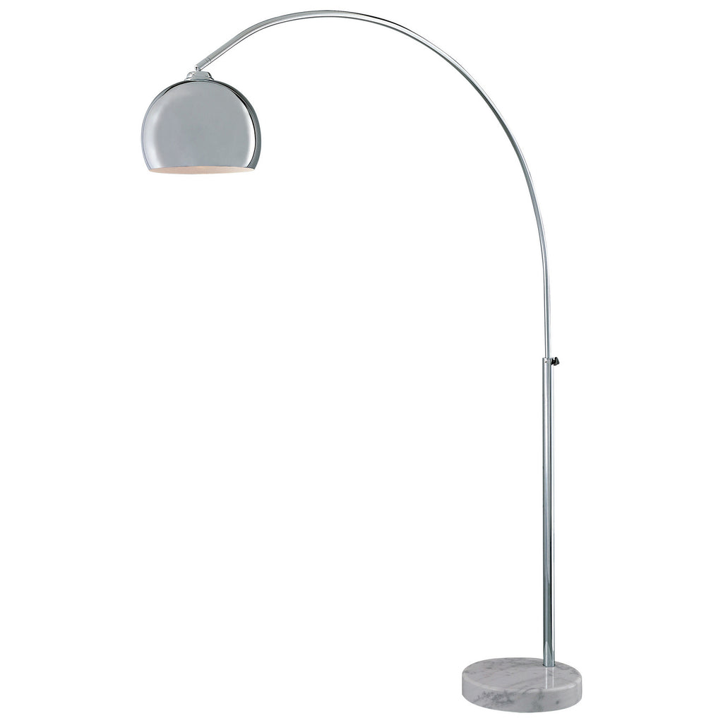 George's Reading Room LED Floor Lamp in Chrome