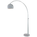 George's Reading Room LED Floor Lamp in Chrome