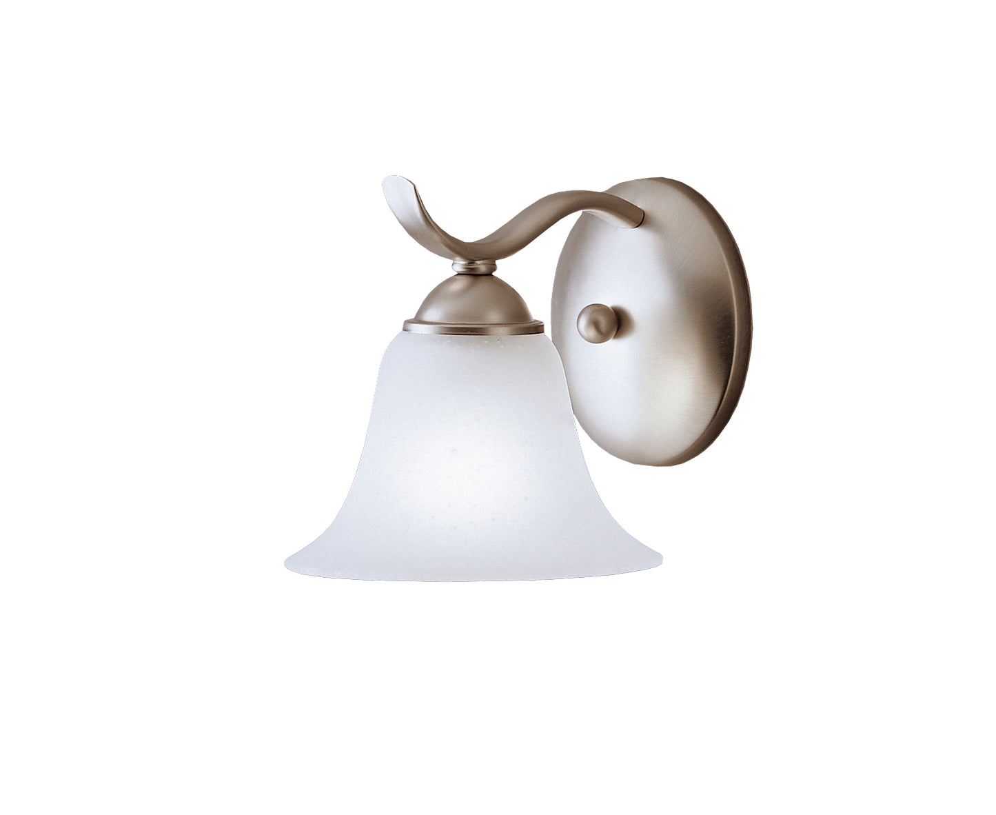 Dover One Light Wall Sconce in Brushed Nickel
