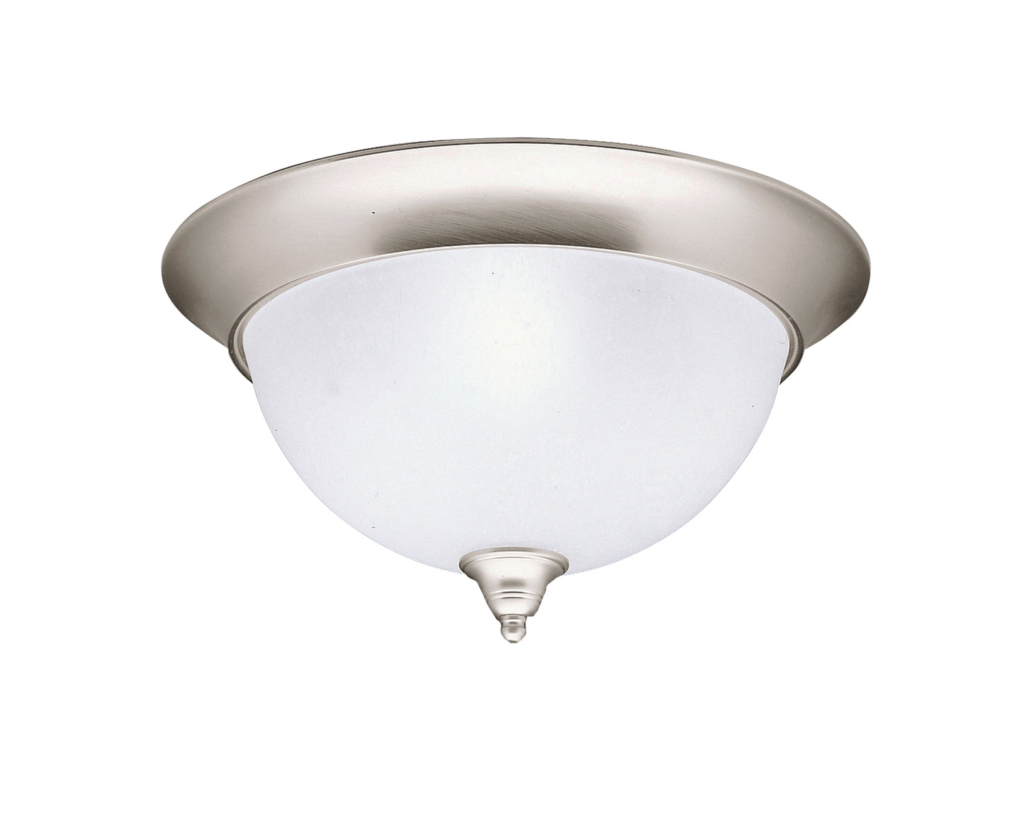 Dover Three Light Flush Mount in Brushed Nickel