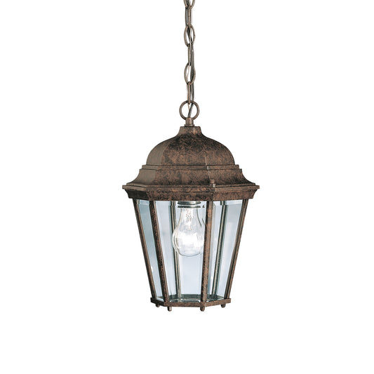 Madison One Light Outdoor Pendant in Tannery Bronze