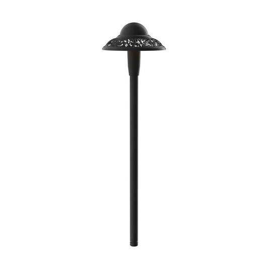 LED Path Light in Black Textured