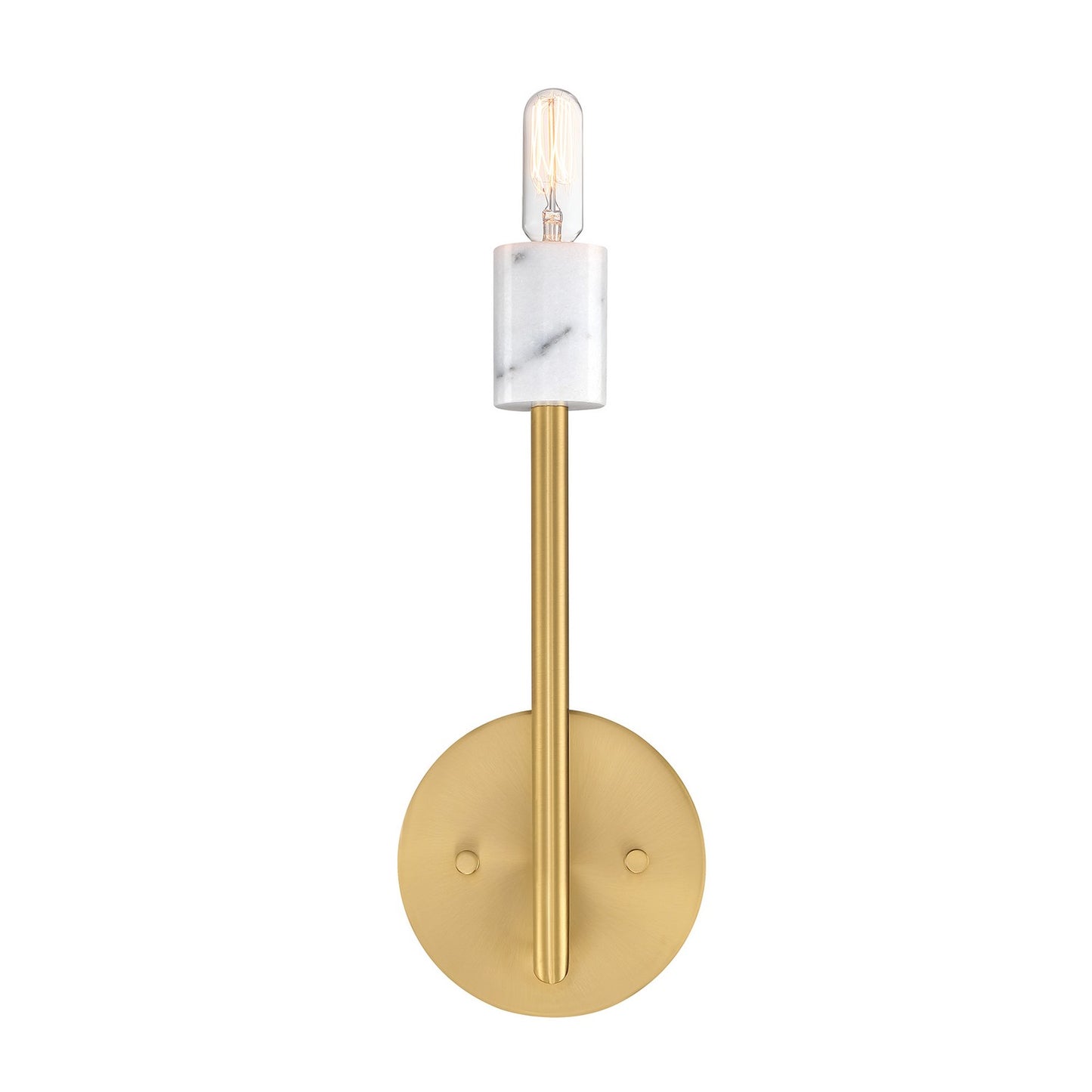 Star Dust One Light Wall Sconce in Brushed Gold