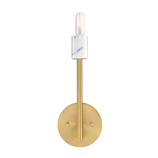 Star Dust One Light Wall Sconce in Brushed Gold