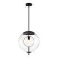 Celeste One Light Pendant in Matte Black