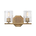 Haven Two Light Vanity in Old Satin Brass