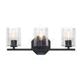 Haven Three Light Vanity in Matte Black
