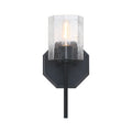 Haven One Light Wall Sconce in Matte Black