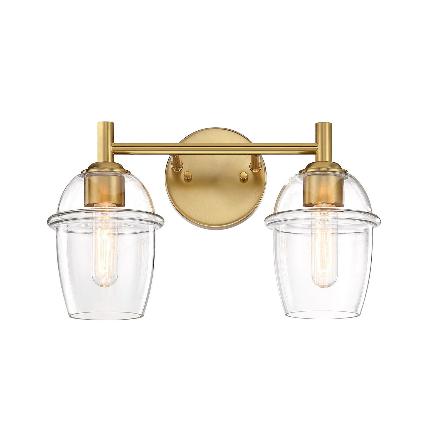 Summer Jazz Two Light Vanity in Brushed Gold