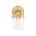 Summer Jazz One Light Wall Sconce in Brushed Gold
