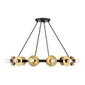 Harmoni 12 Light Chandelier in Matte Black