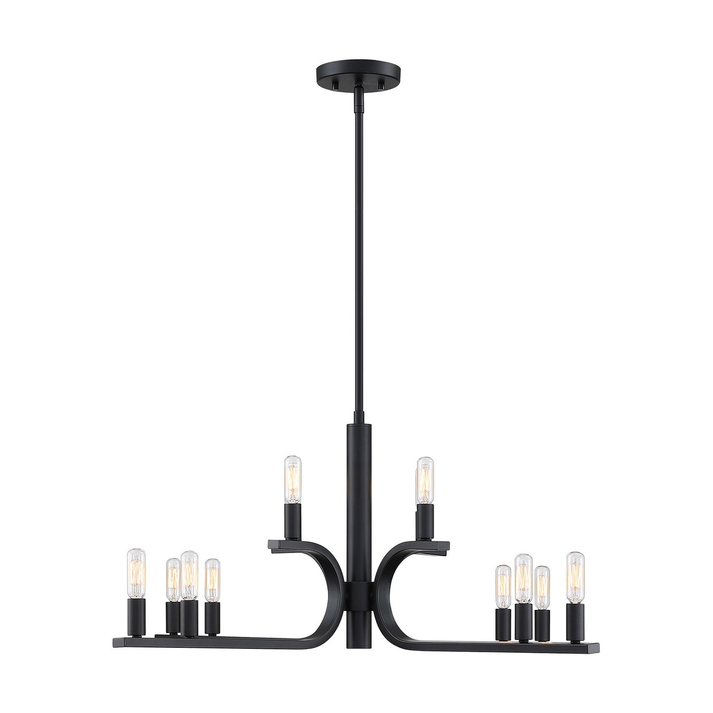 Skye 12 Light Chandelier in Matte Black