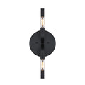 Skye Two Light Wall Sconce in Matte Black