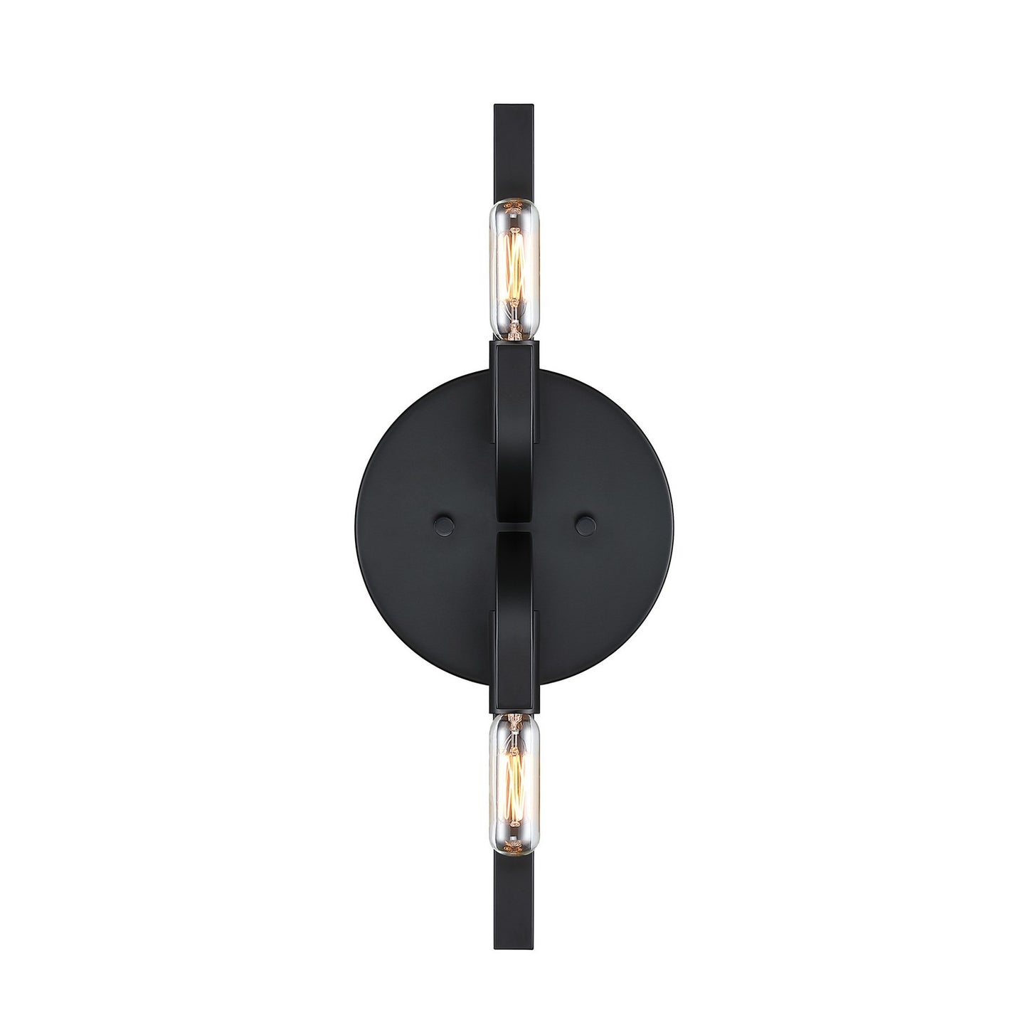 Skye Two Light Wall Sconce in Matte Black