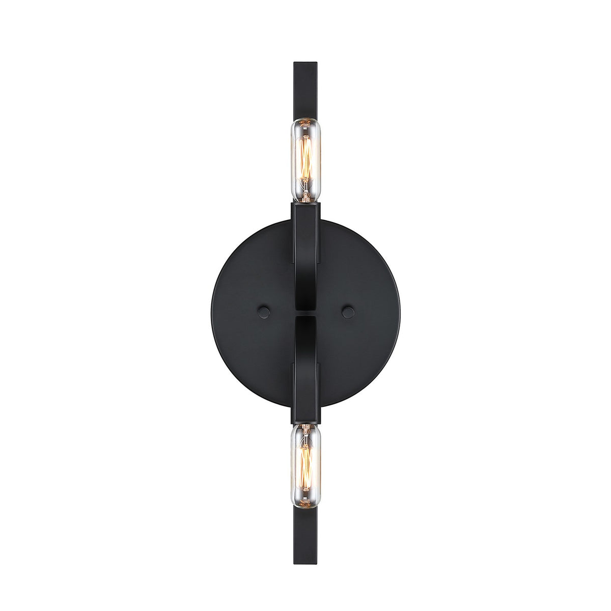 Skye Two Light Wall Sconce in Matte Black