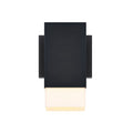 Willowsong One Light Outdoor Wall Sconce in Black