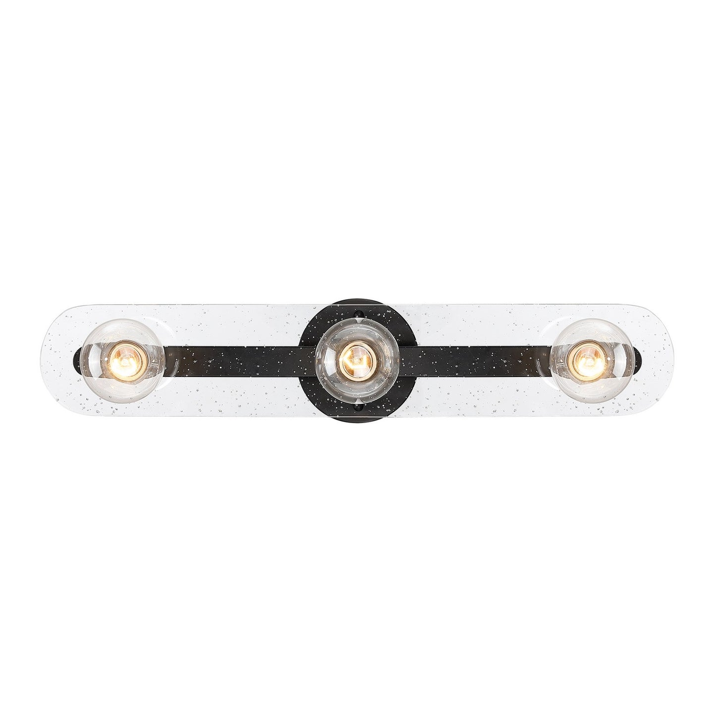 Demi Three Light Vanity in Matte Black