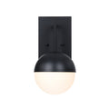 Pineview One Light Outdoor Wall Sconce in Black