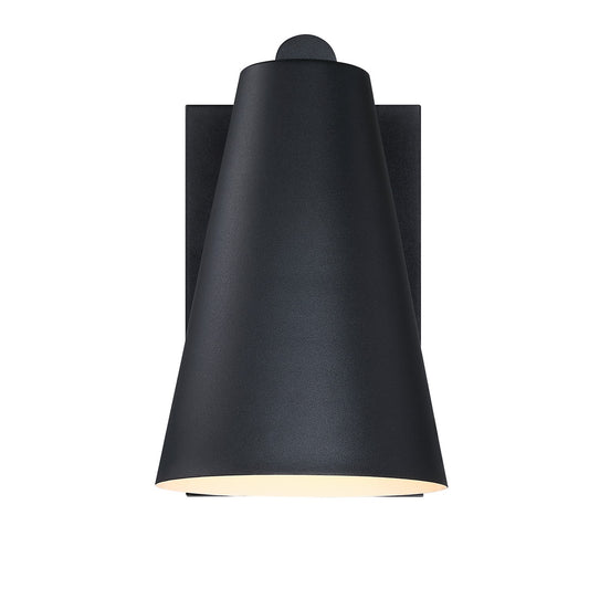 Cedar Mist One Light Outdoor Wall Sconce in Black