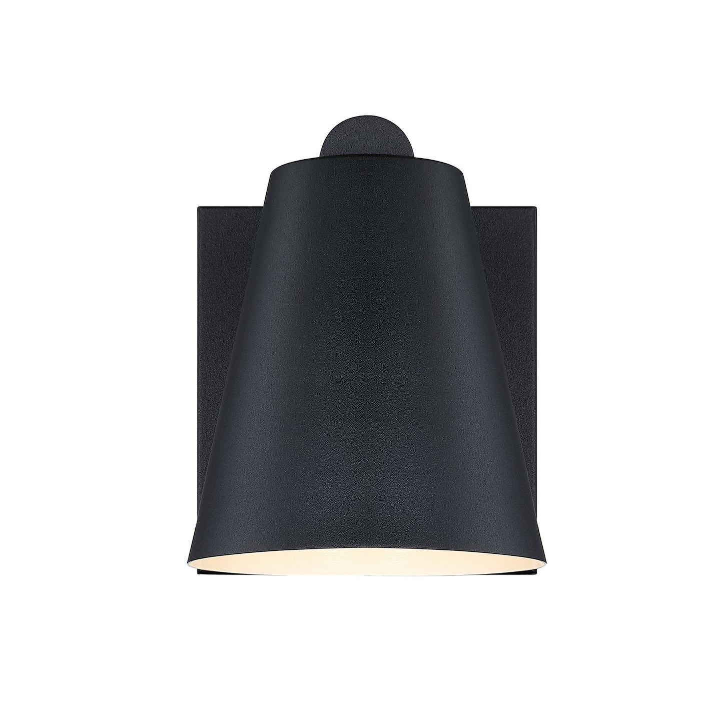 Cedar Mist One Light Outdoor Wall Sconce in Black