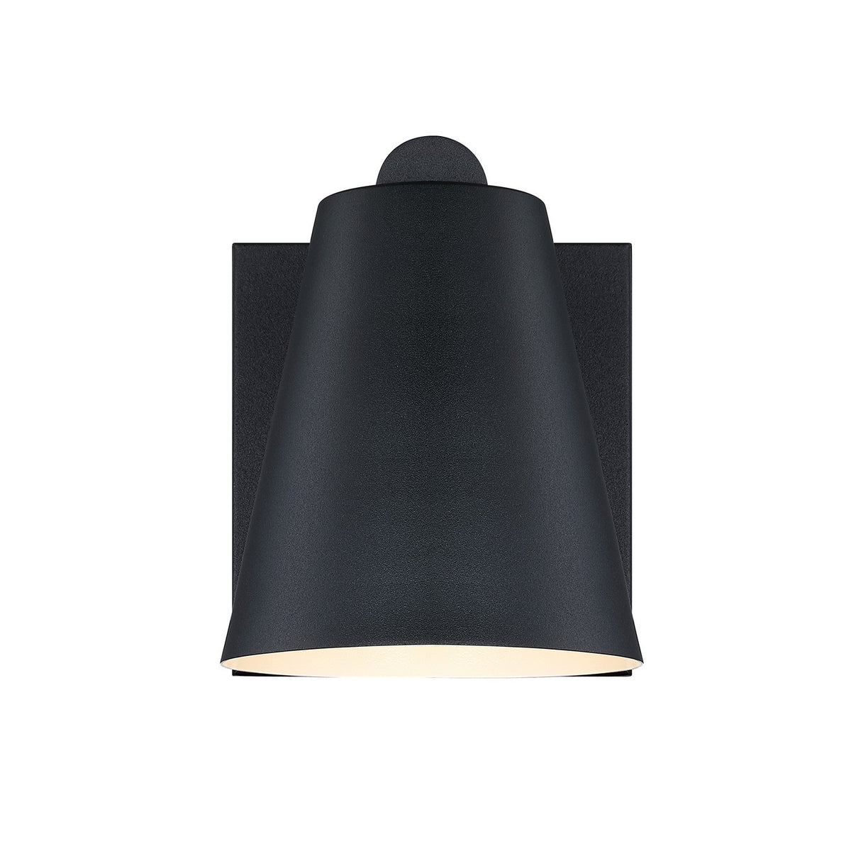 Cedar Mist One Light Outdoor Wall Sconce in Black