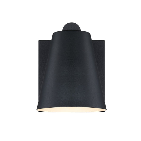 Cedar Mist One Light Outdoor Wall Sconce in Black