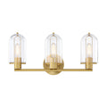 Skylar Three Light Vanity in Brushed Gold