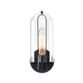 Skylar One Light Wall Sconce in Matte Black