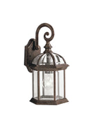 Barrie One Light Outdoor Wall Mount in Tannery Bronze