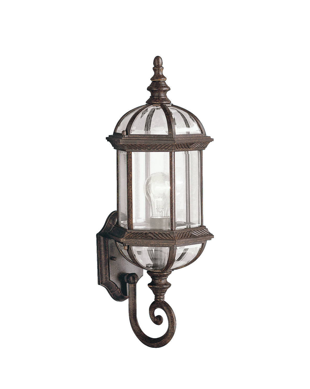 Barrie One Light Outdoor Wall Mount in Tannery Bronze