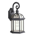 Barrie One Light Outdoor Wall Mount in Black