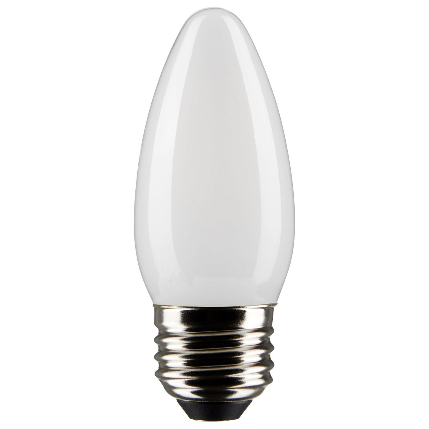 Satco 4W B11 LED – E26 base, 350 lumens, 5000K Daylight (S21880)