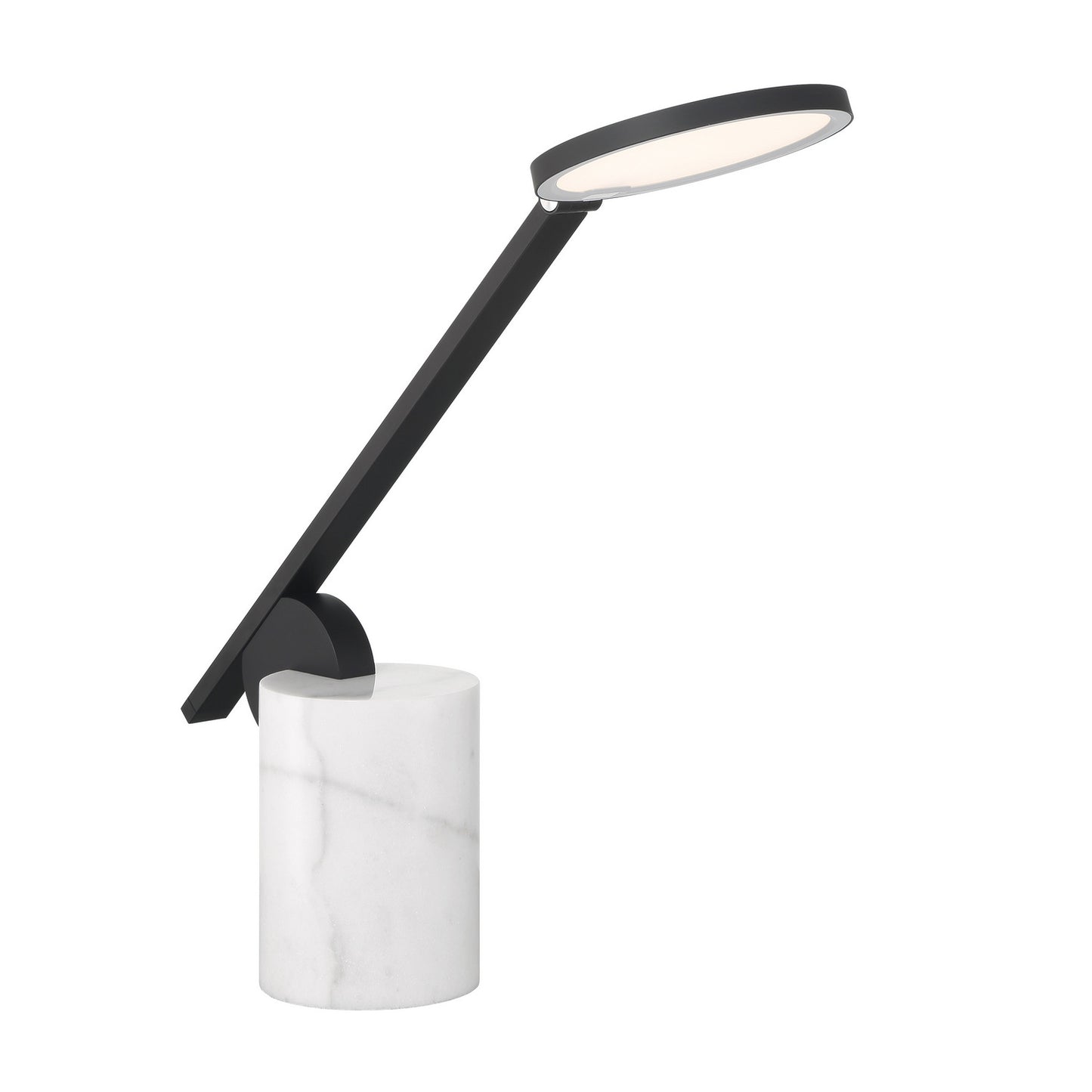 Task Portables LED Table Lamp in Coal Black