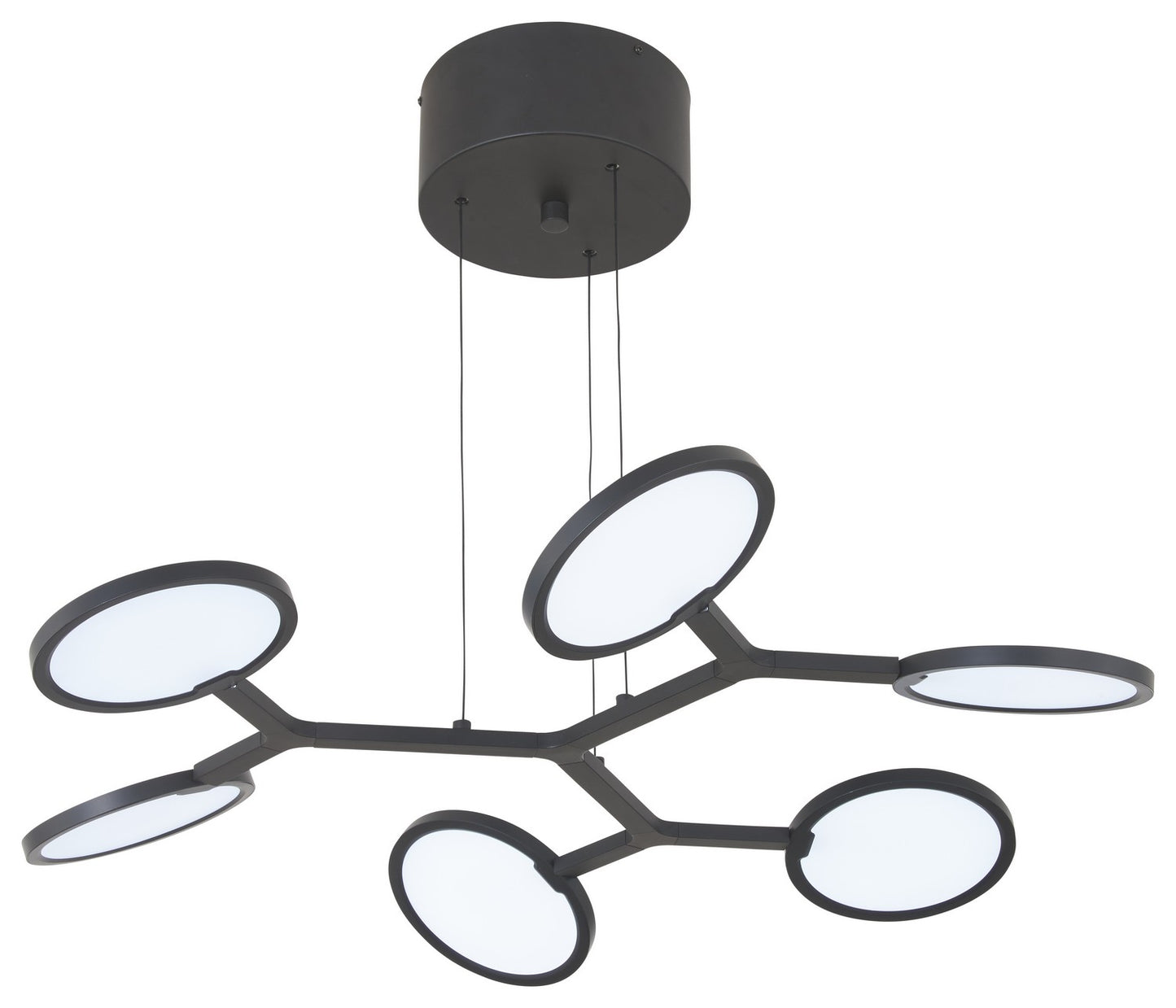 Bandalore LED Pendant in Coal Black