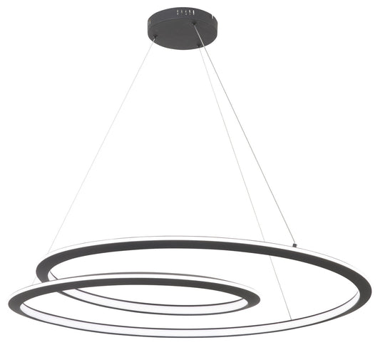 Infinite LED Pendant in Sand Coal Black