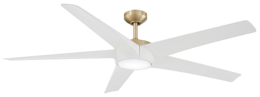 Skymaster 64"Ceiling Fan in Soft Brass