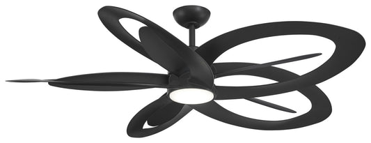 Pinup 60"Ceiling Fan in Coal Black