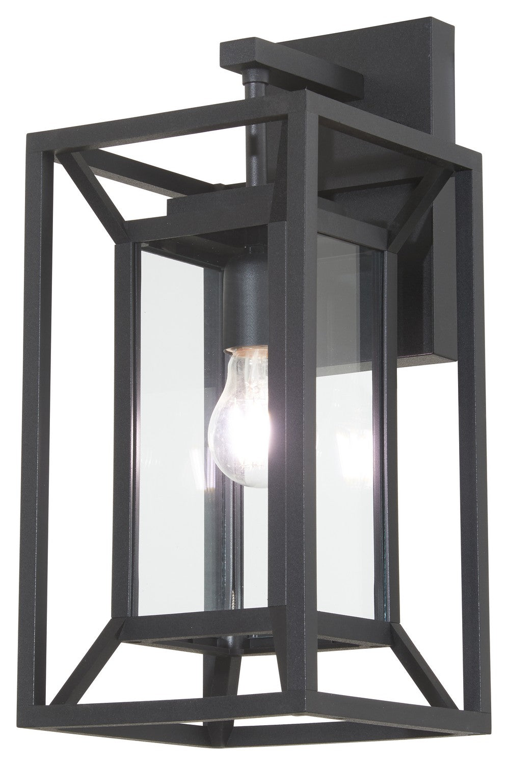 Harbor View One Light Outdoor Wall Mount in Sand Coal