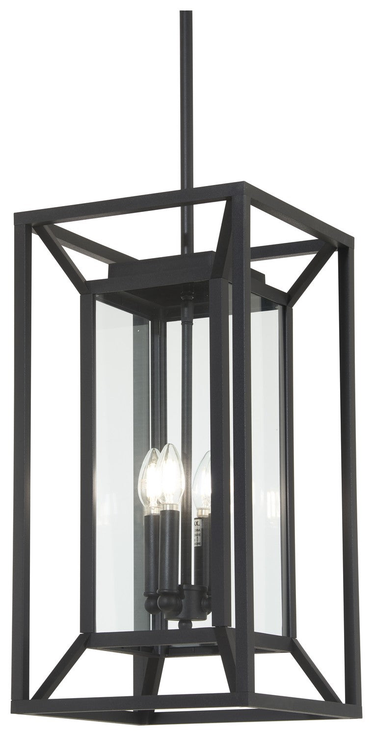 Harbor View Four Light Pendant in Sand Coal