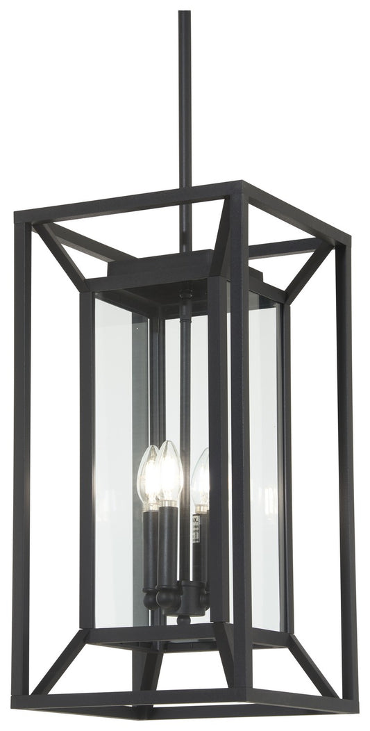 Harbor View Four Light Pendant in Sand Coal