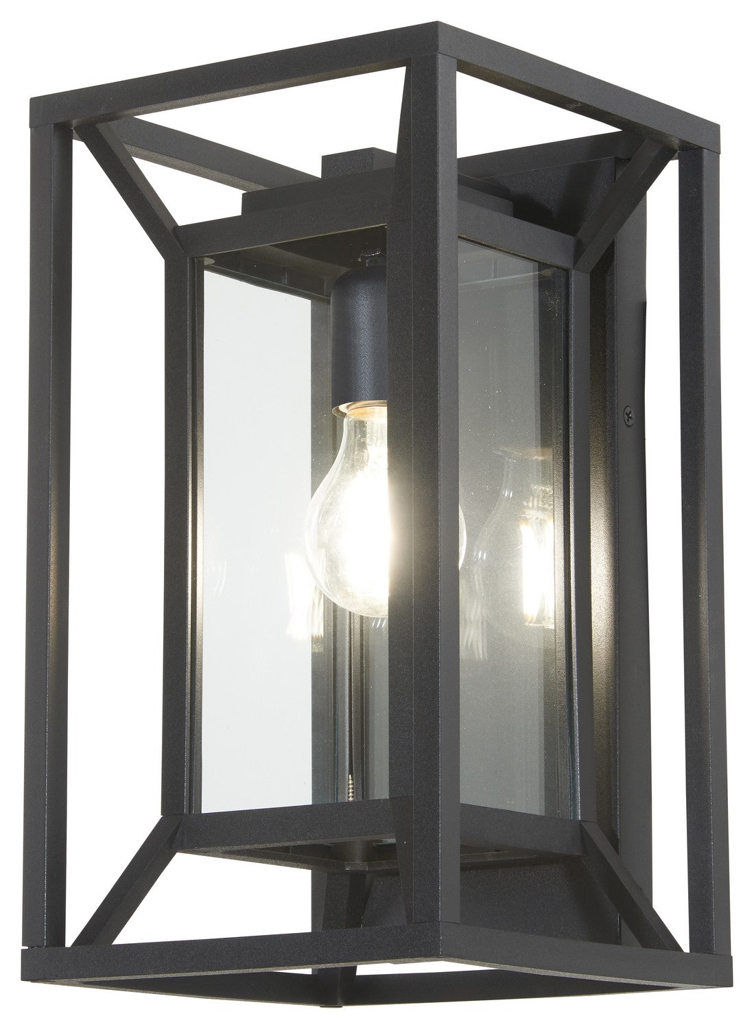 Harbor View One Light Outdoor Wall Mount in Sand Coal