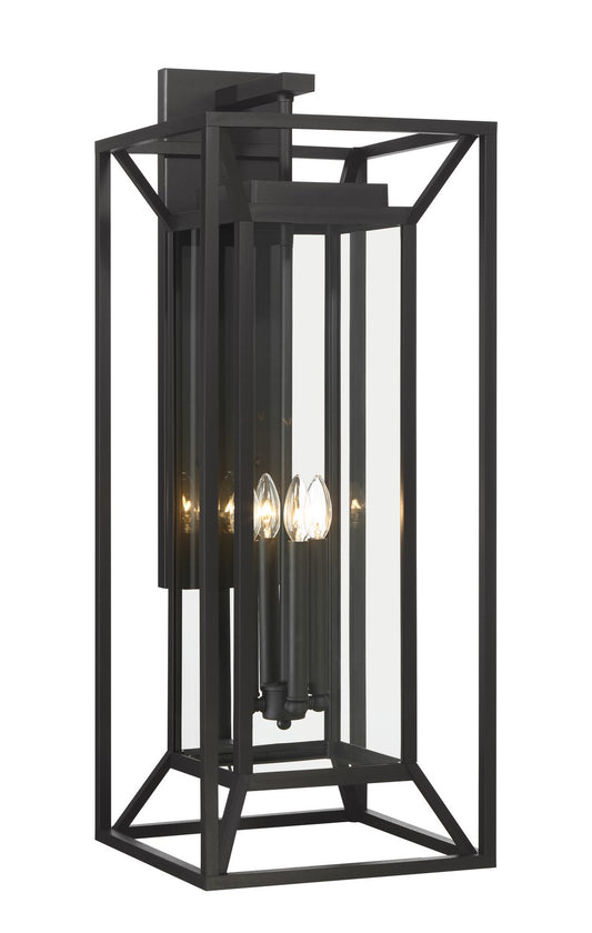 Harbor View Four Light Outdoor Wall Mount in Sand Coal