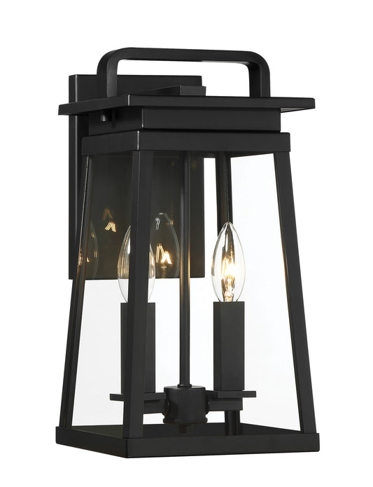 Isla Vista Two Light Outdoor Wall Mount in Coal