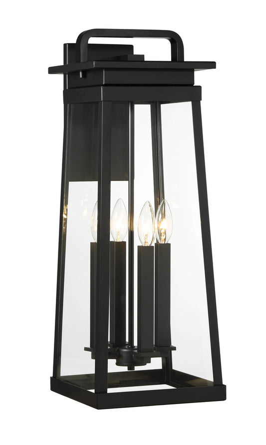 Isla Vista Four Light Outdoor Wall Mount in Coal