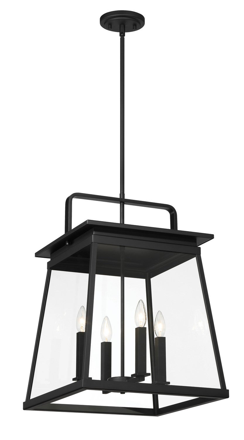 Isla Vista Four Light Outdoor Hanging Lantern in Coal