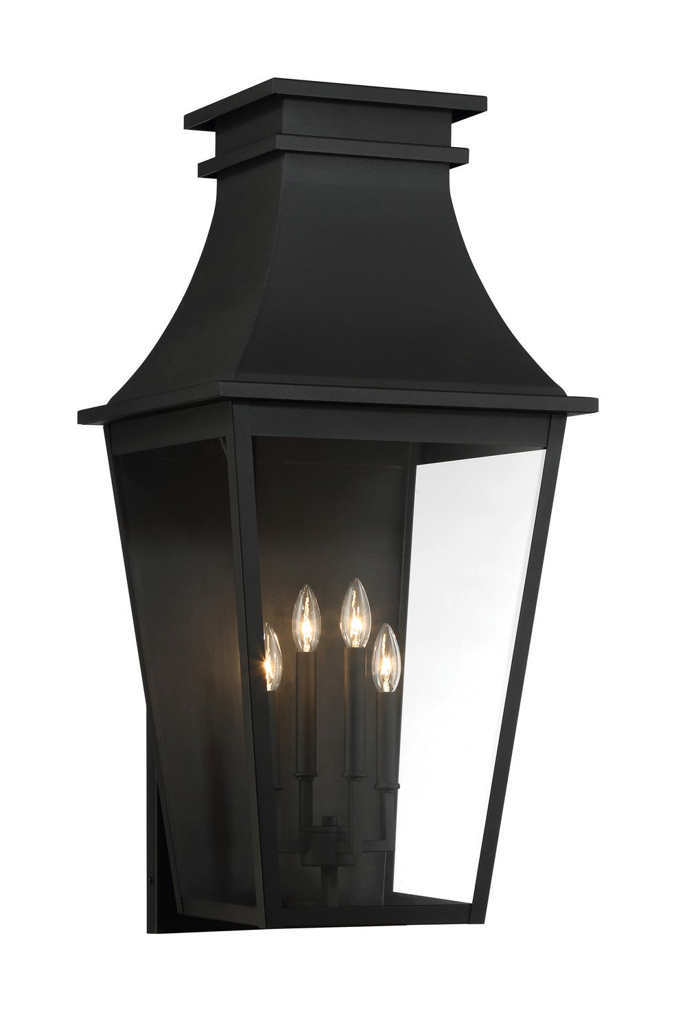 Gloucester Four Light Wall Mount in Sand Coal